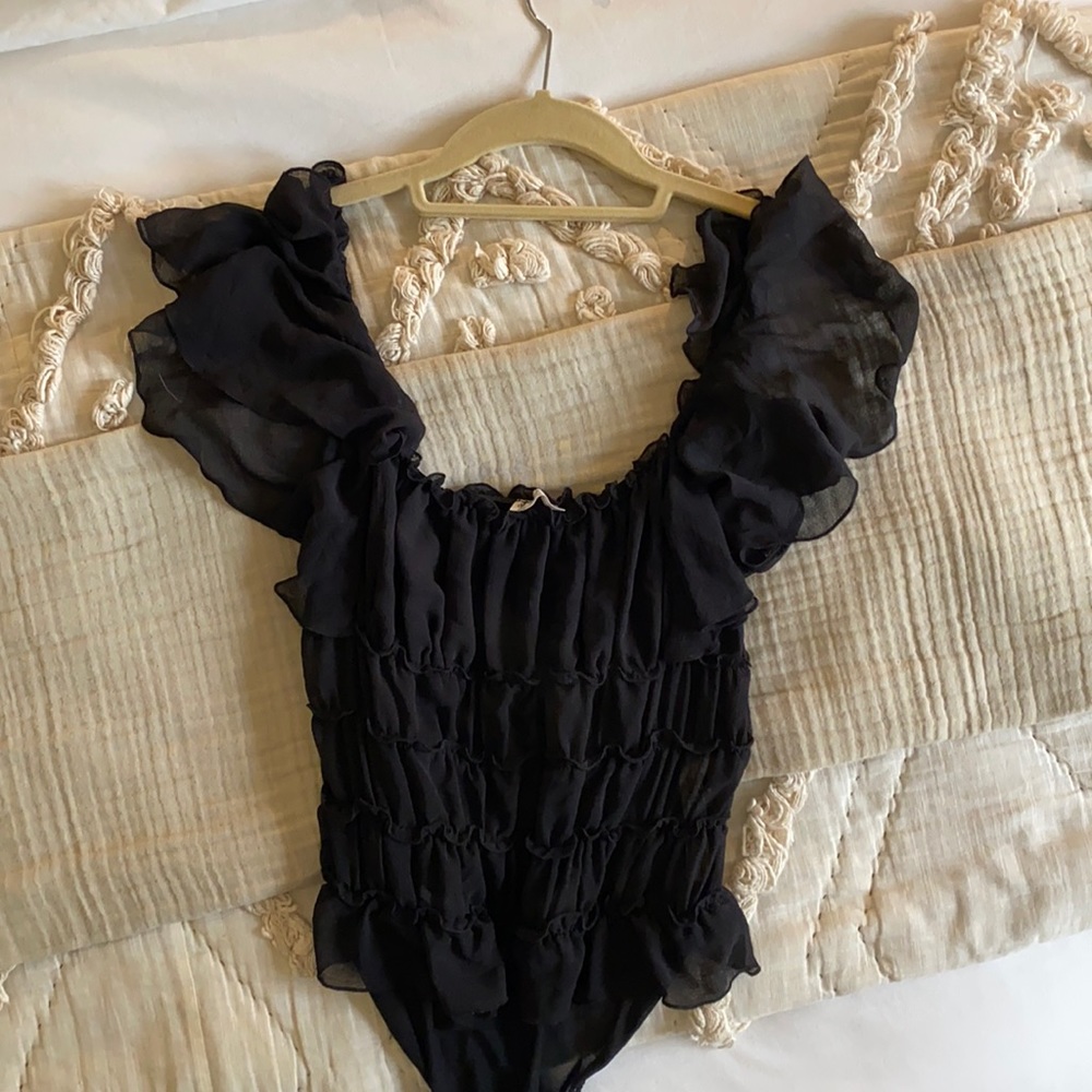 Free People black bodysuit size XS